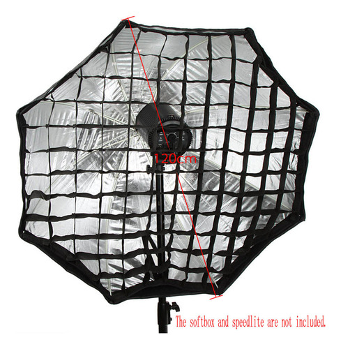 Grade Fotográfica Umbrella Softbox Para 120 Cm/47