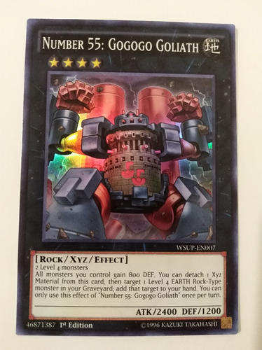 Number 55: Gogogo Goliath - Super Rare       Wsup