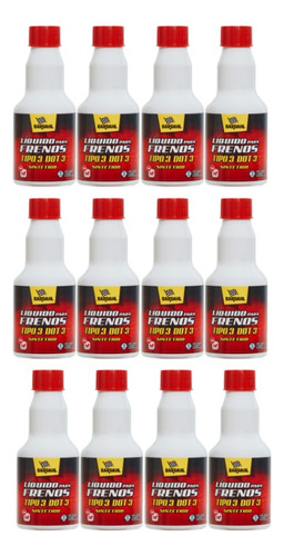 Kit Líquido Para Frenos Dot3 Bardahl 100ml X 12 Uni