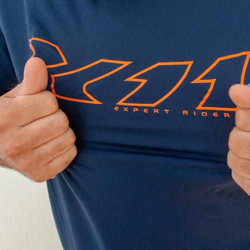 Imagem 3 de 3 de Camiseta X11 Dryfit Underjacket Azul Escuro