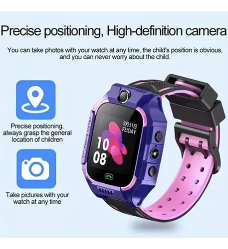 Reloj Inteligente Para Niños Con Cámara Rastreadora Gps Y So