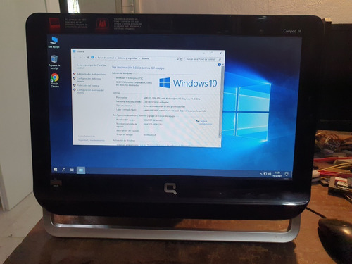 Pc All In One Compaq 18 2x1,4ghz 4gb 500gb Anda No Envio