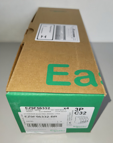 Disyuntor tripolar Schneider Easy9 3p 32a Curva C EZ9f56332
