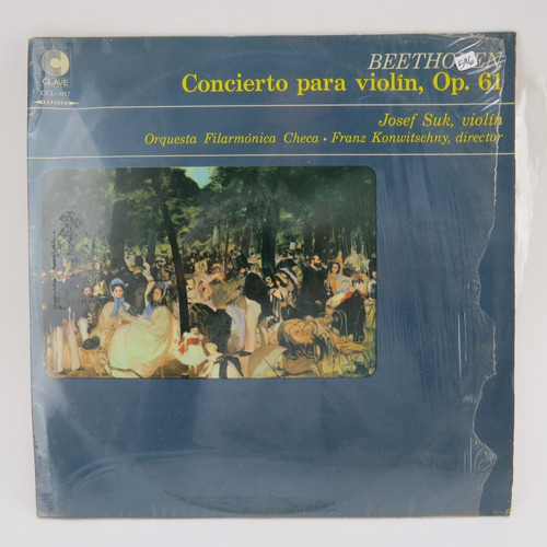 D596 Concierto Para Violin Op 61 Beethoven Lp Josef Suk