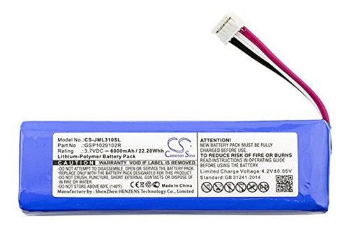 Bateria P Jbl Charge 2+ 2 Plus 3 2015 Version Gsp1029102r