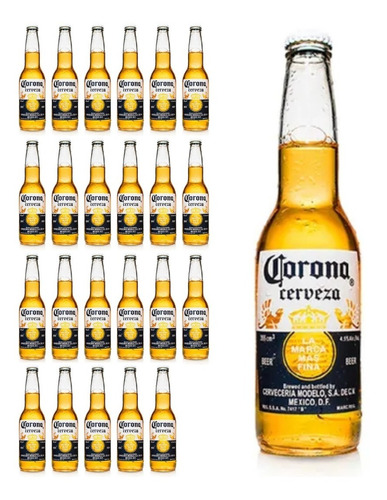 Cerveza Corona Porron X 24 Unidades