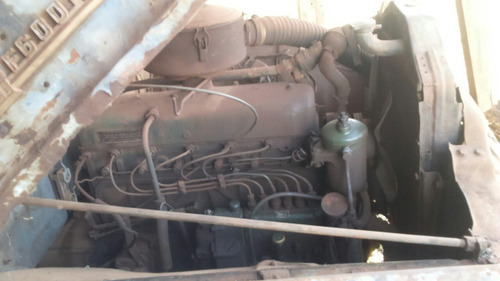 Imagem 9 de 14 de Ford Ford F600 1958 Funcionando Mecanica Diesel Mercedes 111