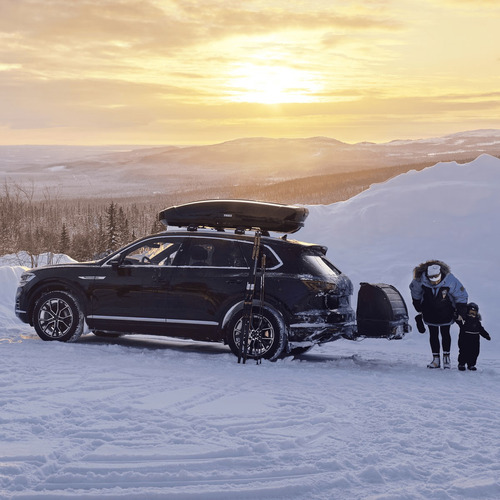 Bagageiro Teto Thule Motion Xt L Preto Com Trava Slide Lock