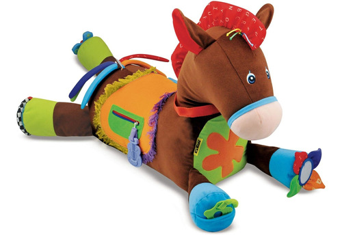 Melissa & Doug Niño Caballo Juguete Texturas Peluche Sonido