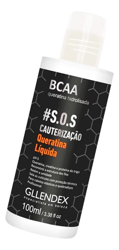Gllendex Bcaa Cauterizacion Queratina Liquida Pelo 100ml