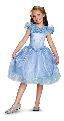 Disfraz De Cinderella Movie Classic Costume, Pequeño (4-6x)