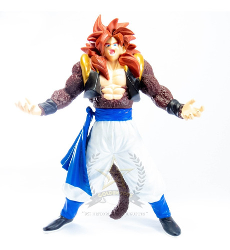 Dragon Ball Sofubi Gogeta Ssj4 Big 24cm 1  Golden Toys