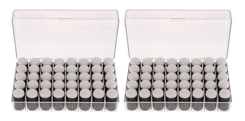 80 Esponjas Caja De Almacenamiento, Para Pintura, Tinta,