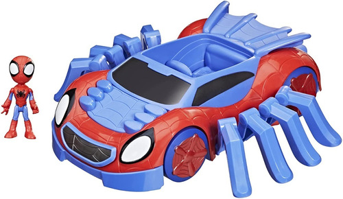 Imagen 1 de 7 de Spiderman Vehiculo Araña Spidey Ultimate Con Figura F1640 Ed