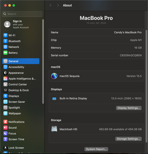Macbook Pro 13 M1, 2020, 16gb, 512gb, Space Grey, Impecável (Usado)
