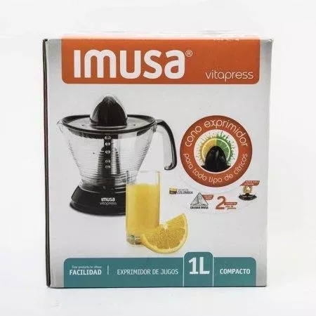 Exprimidor IMUSA Vitapress 1 L Negro - Imusa