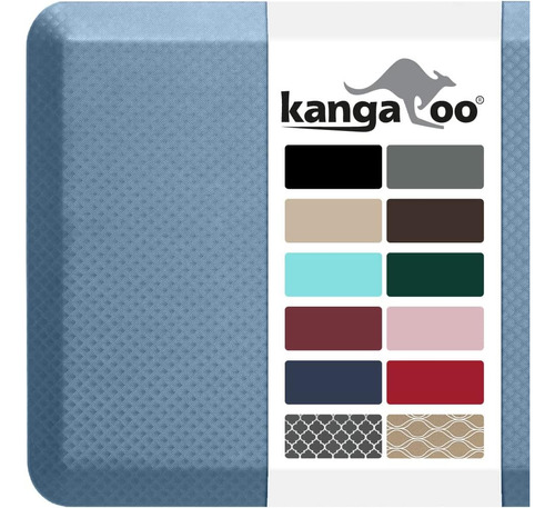 Alfombra Antifatiga Kangaroo 122 X 51 Cm. Azul Cielo