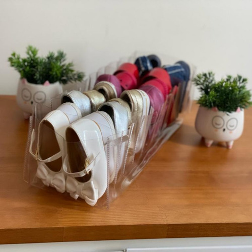 Colmeia Organizadora Bebe Kit Com 3 Reforçada Transparente