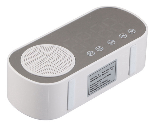 Reloj Despertador Digital Reloj De Espejo Con Altavoz