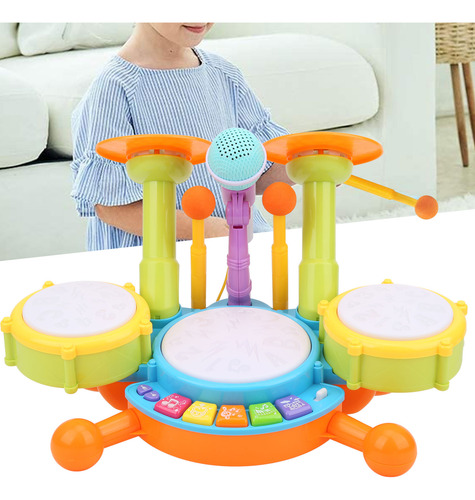 Batería Para Niños, Instrumentos Musicales, Juguetes Para Ni