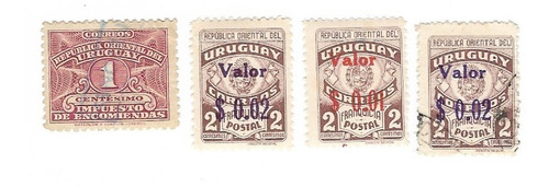 Lt1460. Correos De Encomiendas De 1943. Uruguay