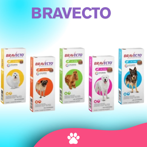 Bravecto Antipulga Carrapato Combo 2un Cães De 40a56kg
