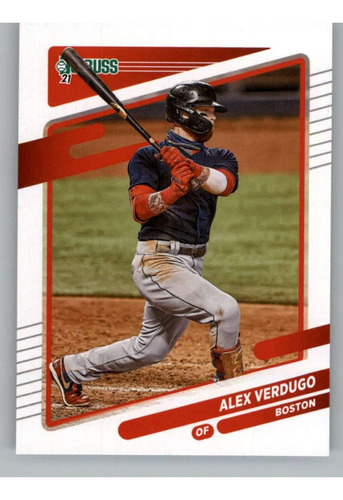 2021 Donruss 73 Alex Verdugo Tarjeta De Béisbol De Los Bosto