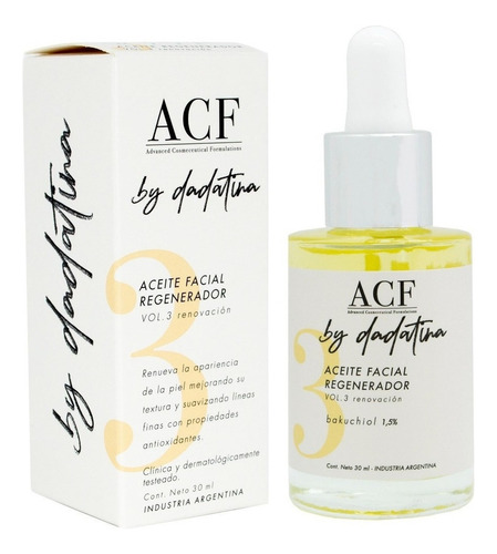 Acf Dadatina Serum Vol 3 Regenerador Renovación Bakuchiol 