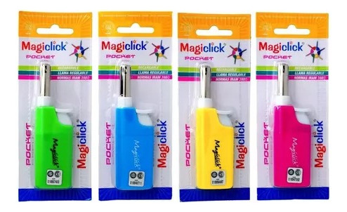 Encendedor Chispero Magiclick De Cocina Recargable Pocket