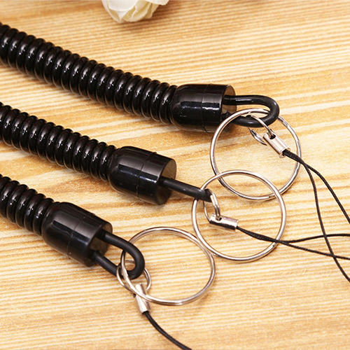 50 Peças De Chaveiro Espiral Elástico Cordão Anti-perdido