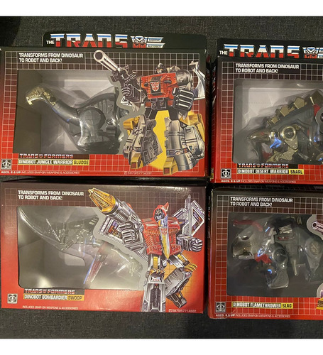 Transformers Dinabots Grimlock G1 1986 Reedición Colección 5 (Usado)