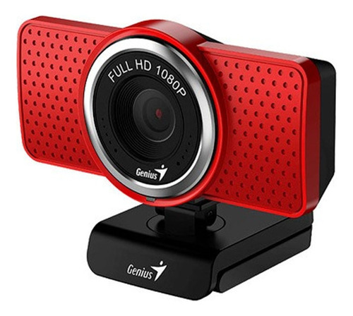 Camara Genius Ecam 8000 Fhd 1080p Usb Red (32200001407)