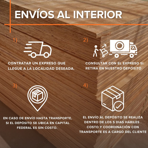 Fenolico Casi 10mm Tapumo Simil Osb Cerramiento 1.22 X 2.44