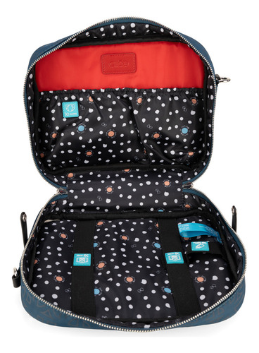 Pañalera Tote Cloe Odinali Mediano Color Azul