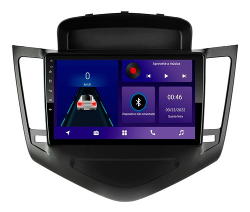 Central Multimidia Cruze 2011 - 2014 Lt Android 9 Tela 9 