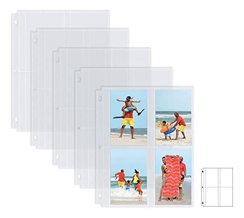 Photo Album Refill Sheets, 3.5 X 5 Inch, Heavyweight, D...