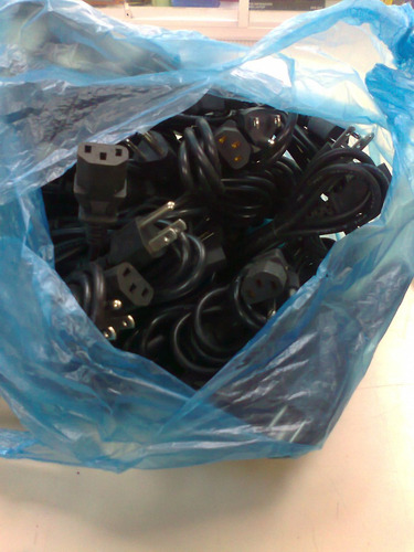 Imagen 4 de 4 de Combo De 5 Cable De Poder 110v Fuentes De Poder Cpu/monitor