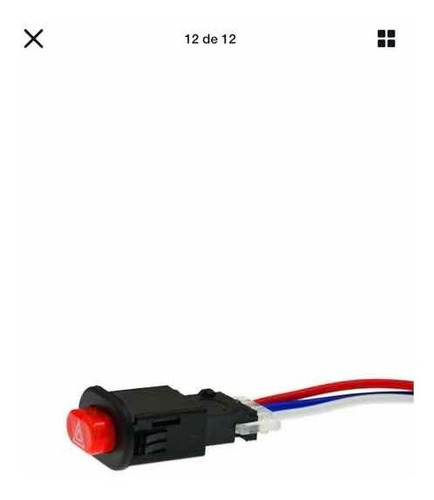 Boton Switche Luz Intermitente Moto