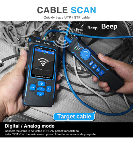 Noyafa Probador De Cable De Red Vfl Cat5 Cat6 Rj11 Rj45