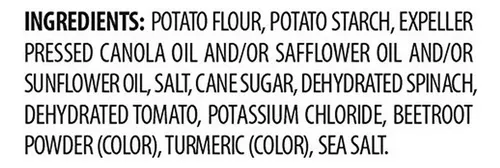 Chips De Vegetales Sensibles, Sal Marina, Tamaño Snack, 1 Oz