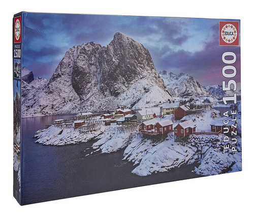 Puzzle Rompecabezas Paisaje Nevado Noruega Educa 1500 Piezas