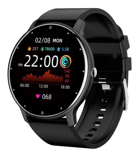 Imagem 1 de 10 de Relógio Smartwatch Zl02 Hd Grande Tela Bluetooth