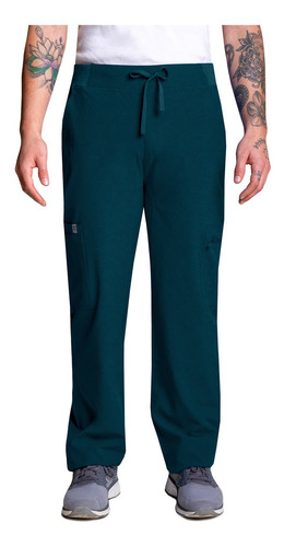 Pantalón Hombre Scorpi S Stretch Petróleo Uniformes Clínicos