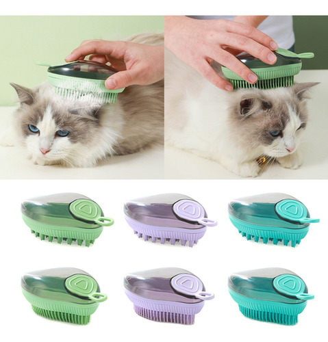 (lgn-a) Cepillo De Silicona Para Baño Y Masaje, Champú B