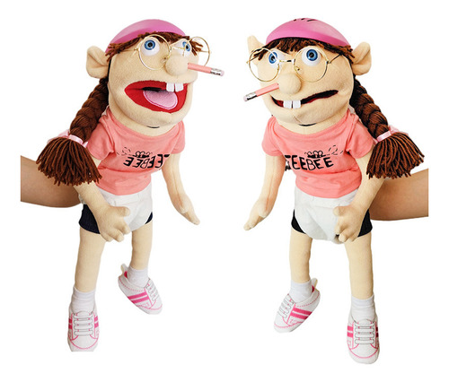 D Muñeca De Peluche Feebee Jeffy's Sister Hand Muppet, 60