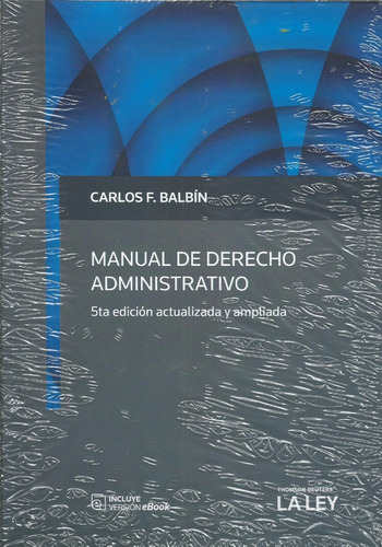 Manual De Derecho Administrativo  Balbin  5ª Ed.