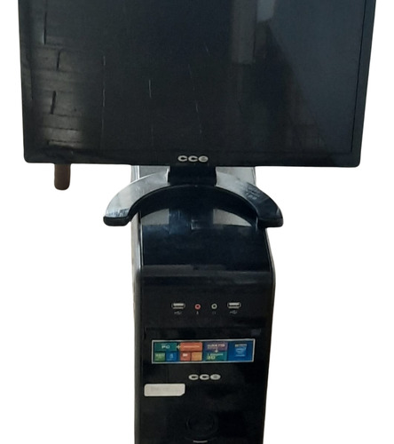 Mini Computador De Mesa Com Monitor E Dvd (Usado)