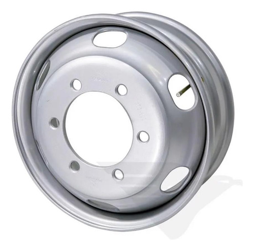Roda 6 Furos Aro 17.5 Pneu 215/75r Sem Câmara Ford Cargo