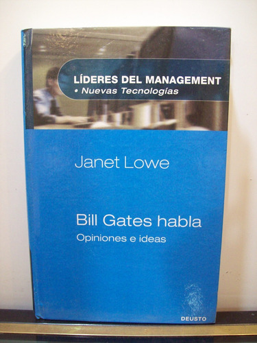 Adp Bill Gates Habla Opiniones E Ideas Janet Lowe / Deusto