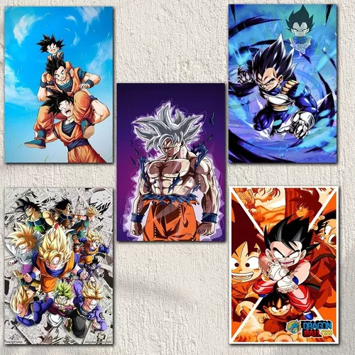 Quadro Dragon Ball Goku Criança - MDF